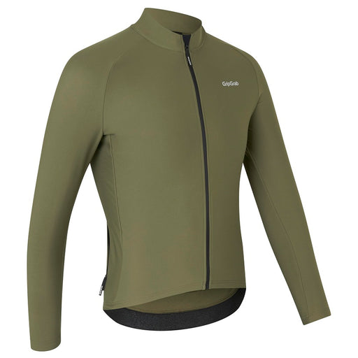 GripGrab ThermaPace Cykeltrøje - Olive Green