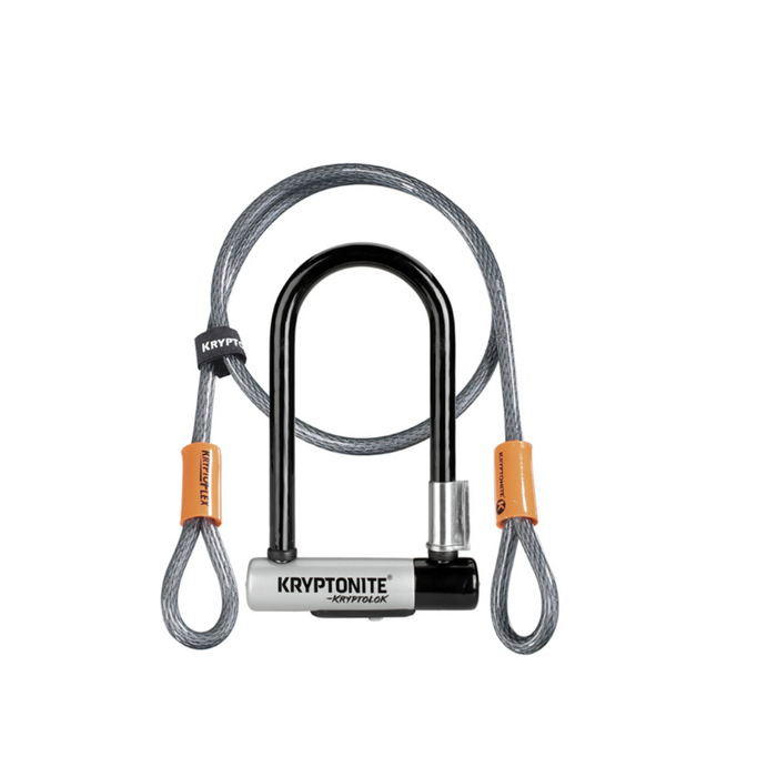 Kryptonite U-Lock Evo Mini7 Bøjlelås m. Wire