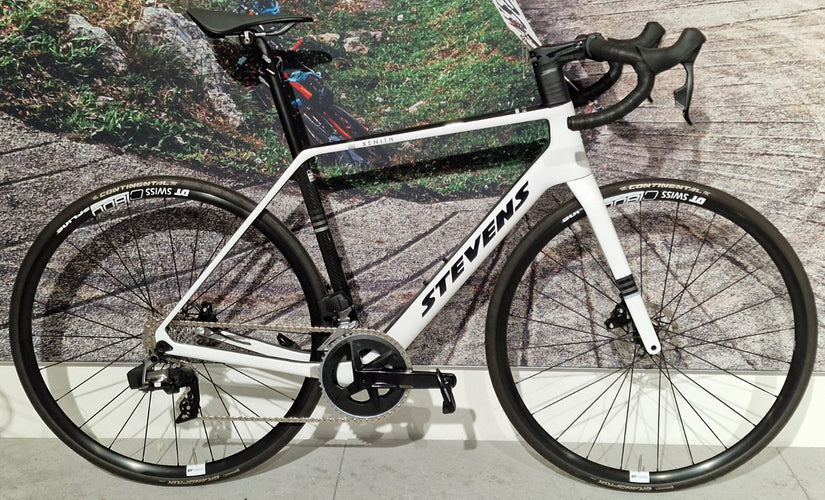 Stevens Xenith AXS Racercykel - Carrara White