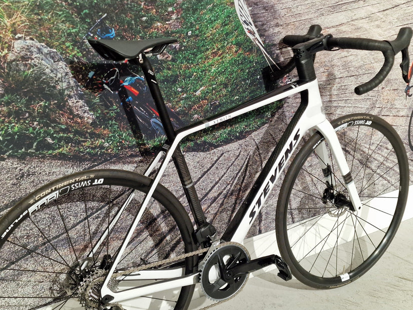 Stevens Xenith AXS Racercykel - Carrara White