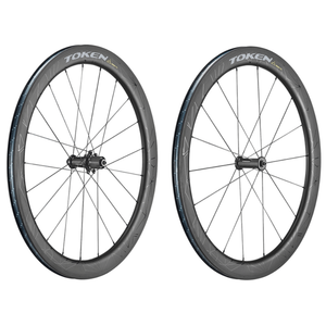 Token Konax Pro C52-CL-CA hjulsæt Rimbrake Road 700C Carbon Sort