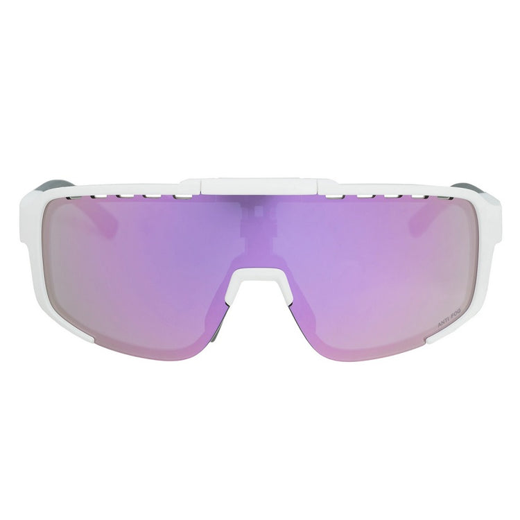 AGU Bold 2.0 Anti Fog Solbriller - Brown Lense, white frame