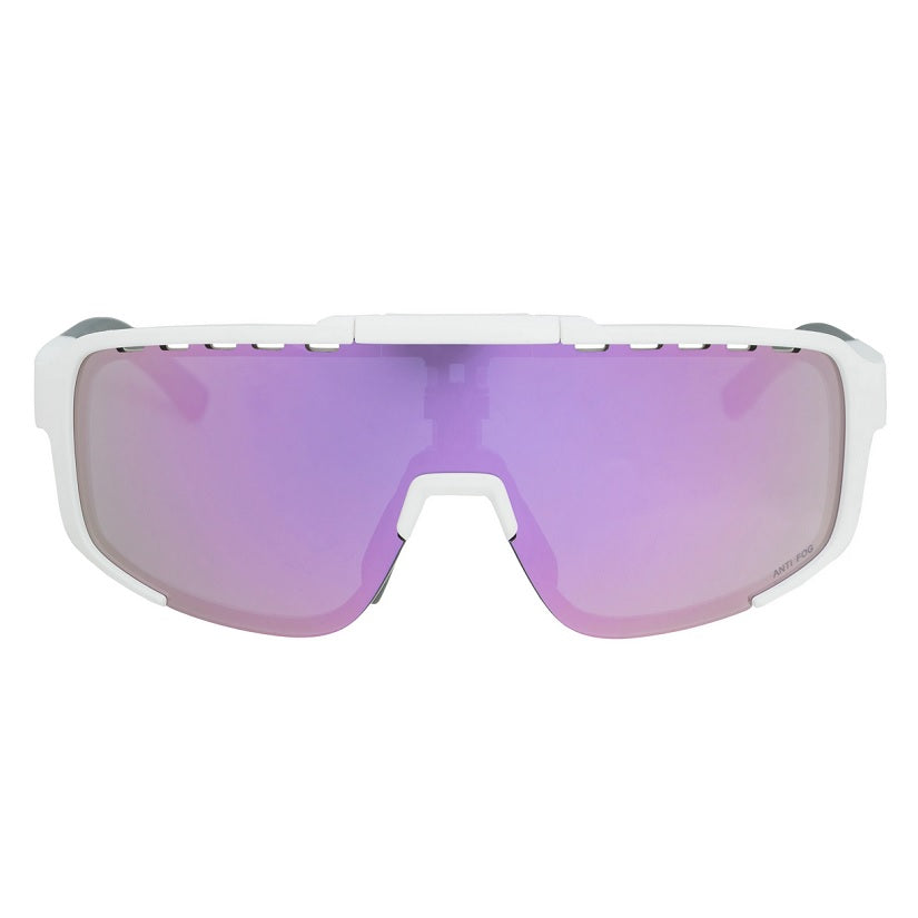 AGU Bold 2.0 Anti Fog Solbriller - Brown Lense, white frame