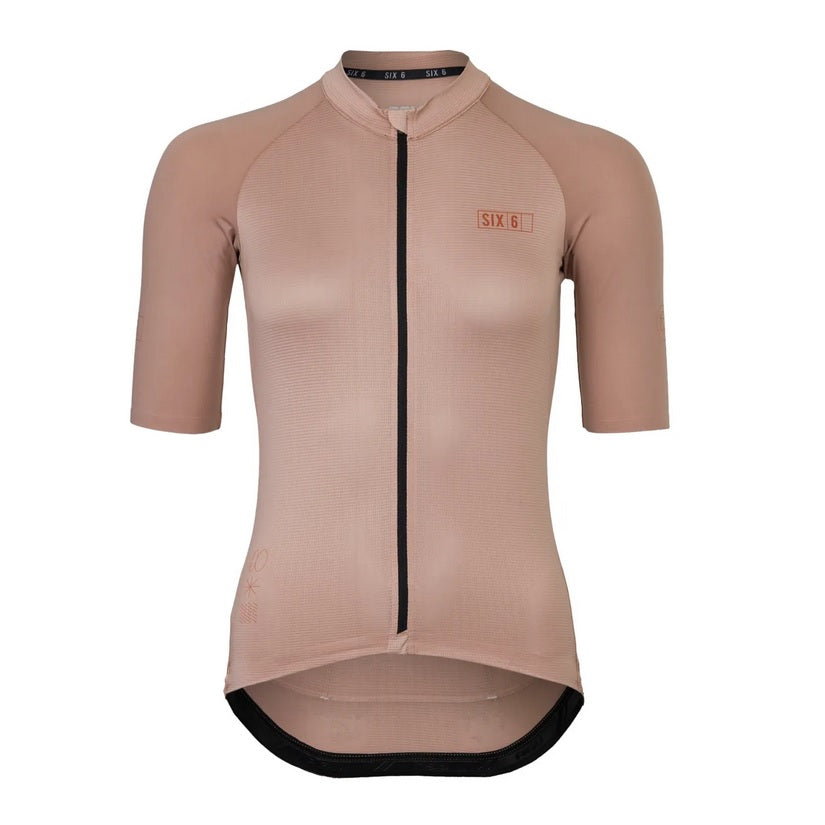 AGU Classic SIX6 SS Cykeltrøje - Classic Toffee - Women