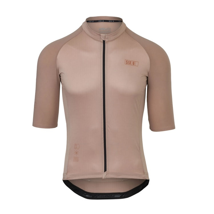 AGU Classic SIX6 SS Cykeltrøje - Classic Toffee