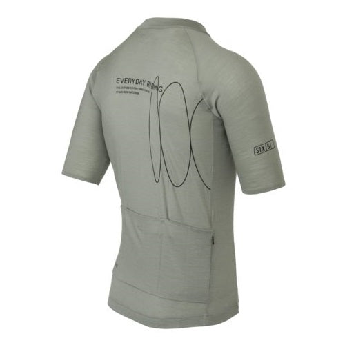 AGU SIX6 Merino SS Cykeltrøje - Grøn