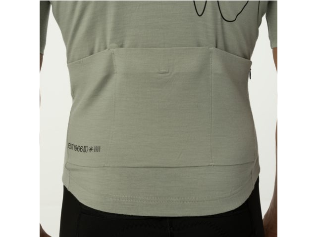 AGU SIX6 Merino SS Cykeltrøje - Grøn