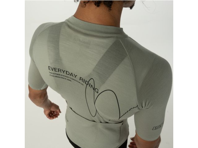 AGU SIX6 Merino SS Cykeltrøje - Grøn