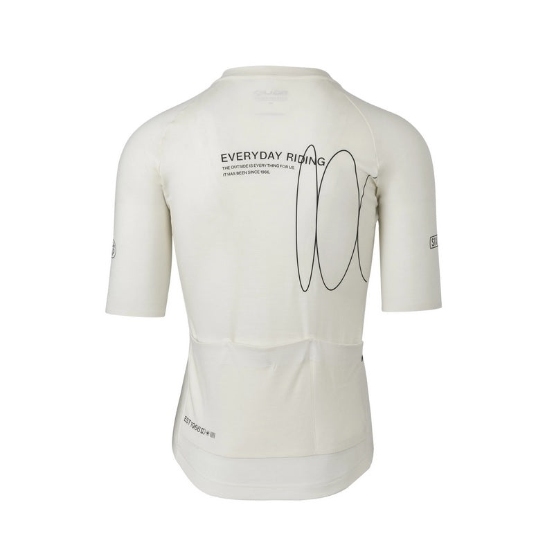 AGU SIX6 Undyed Merino SS Cykeltrøje - Off White