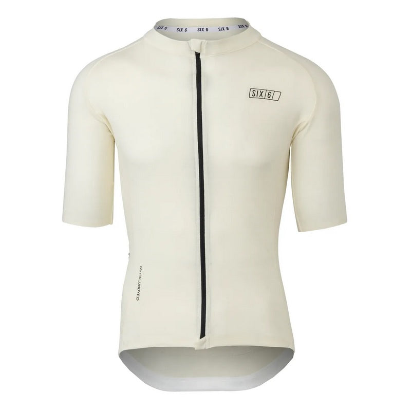 AGU SIX6 Undyed Merino SS Cykeltrøje - Off White