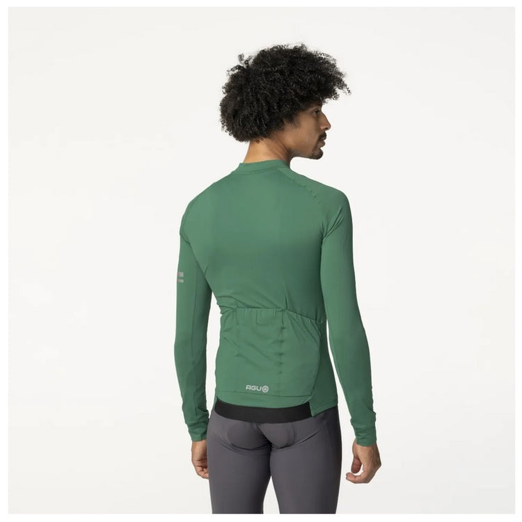 AGU Solid Performance LS Langærmet Cykeltrøje - mystic green