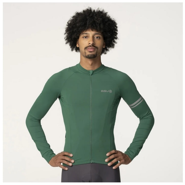 AGU Solid Performance LS Langærmet Cykeltrøje - mystic green