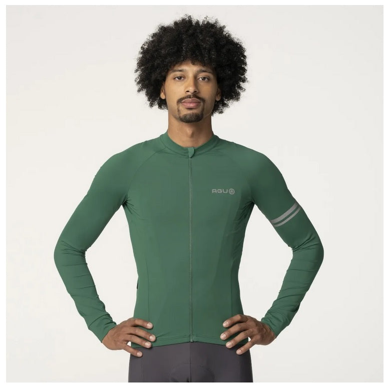 AGU Solid Performance LS Langærmet Cykeltrøje - mystic green