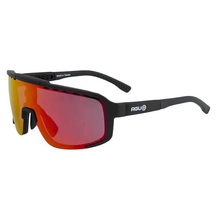 AGU Bold 2.0 Anti Fog Solbriller - Red lense, black frame