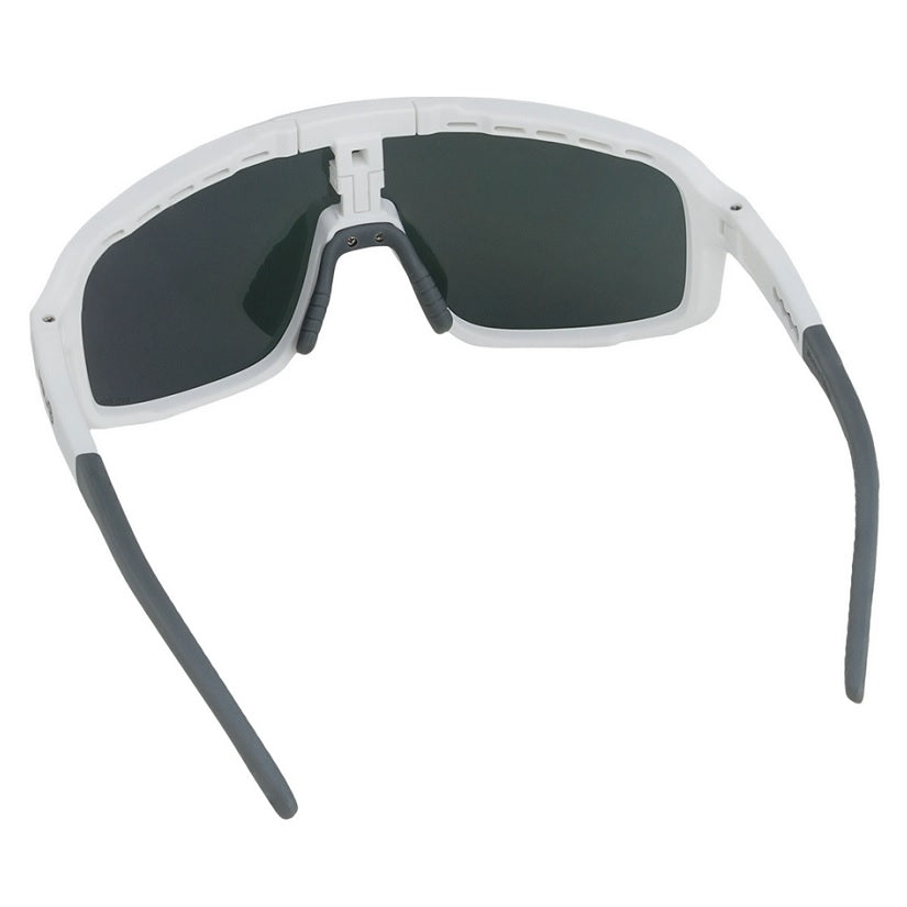 AGU Bold 2.0 Anti Fog Solbriller - Brown Lense, white frame