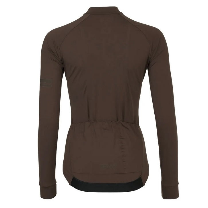 AGU Solid LS Langærmet Cykeltrøje - Women - Ground coffee