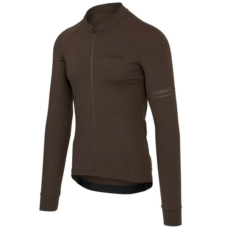 AGU Solid Performance LS Langærmet Cykeltrøje - ground coffee