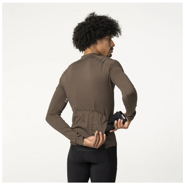 AGU Solid Performance LS Langærmet Cykeltrøje - ground coffee