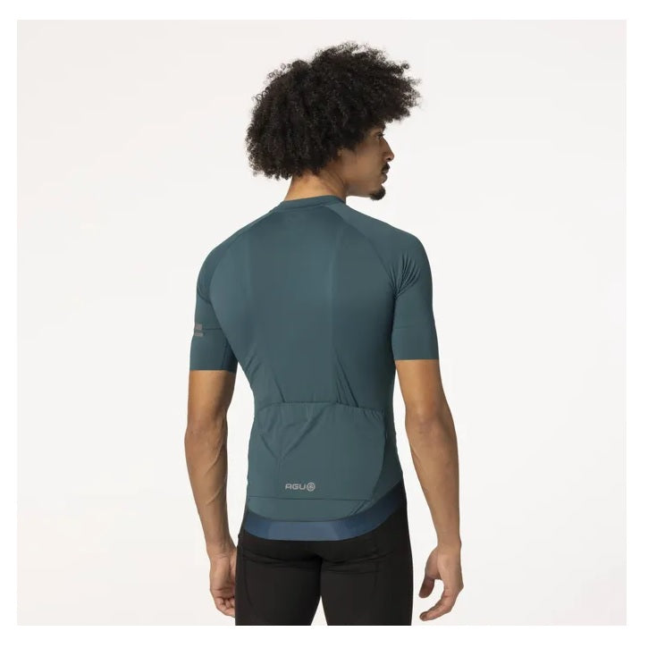 AGU Solid Performance SS Cykeltrøje - Deep Sea Green - Herre