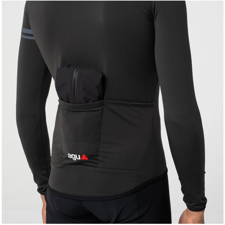 AGU Thermo LS Essential Langærmet Cykeltrøje - Black