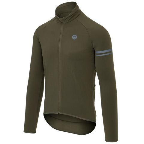 AGU Thermo LS Essential Langærmet Cykeltrøje - army green
