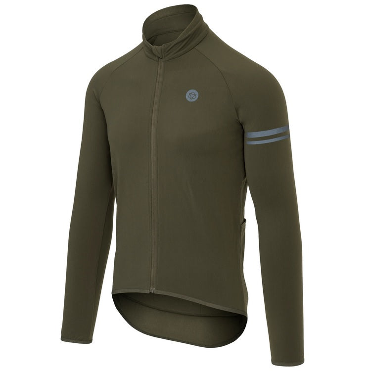 AGU Thermo LS Essential Langærmet Cykeltrøje - army green