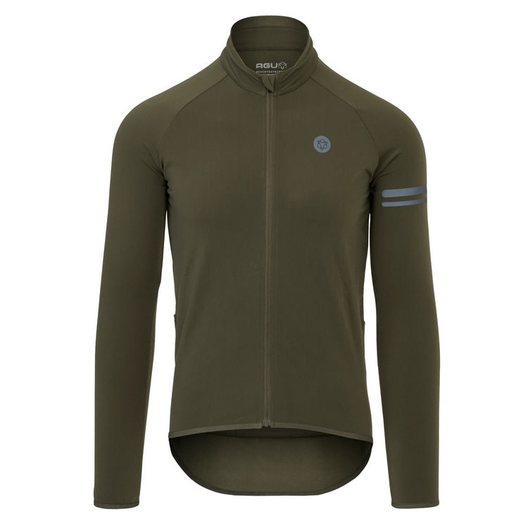 AGU Thermo LS Essential Langærmet Cykeltrøje - army green