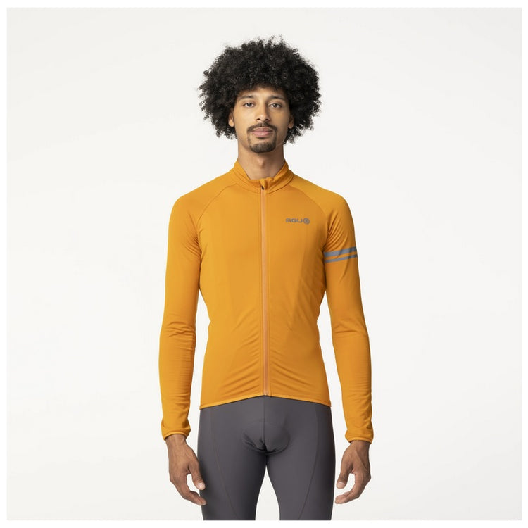 AGU Thermo LS Essential Langærmet Cykeltrøje - pumpkin spice