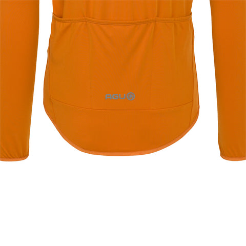 AGU Thermo LS Essential Langærmet Cykeltrøje i farven pumpkin spice
