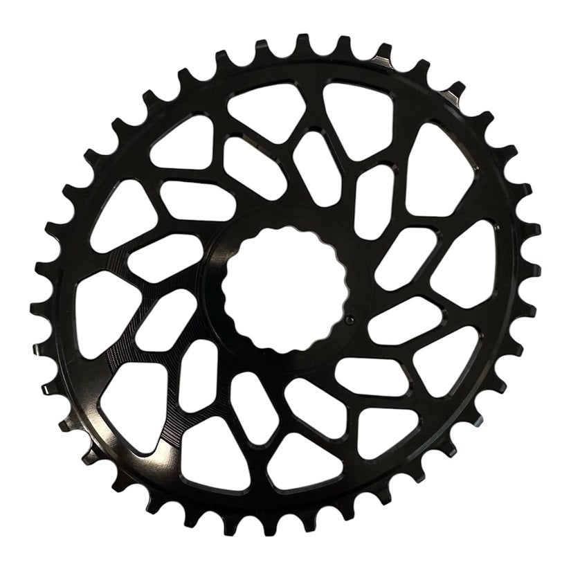 Absolute Black Oval 38t Klinge - Direct Mount - Easton