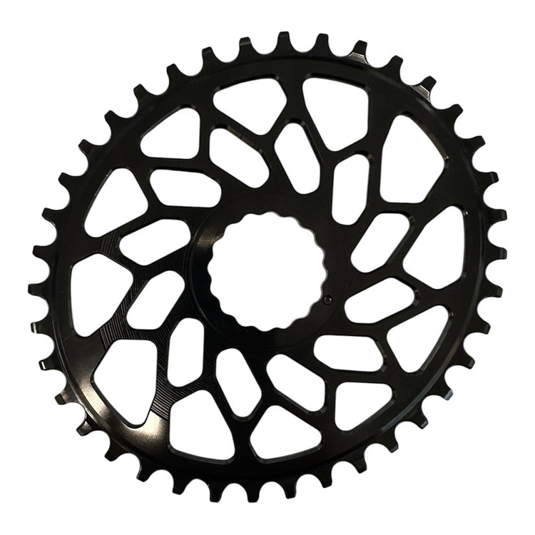 Absolute Black Oval 38t Klinge - Direct Mount - Easton