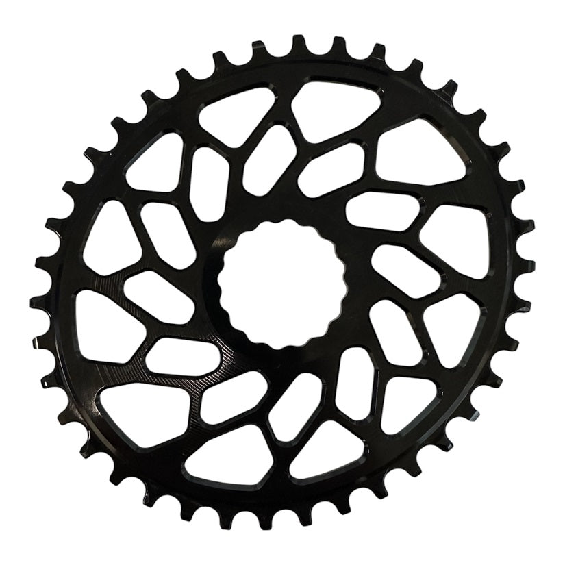 Absolute Black Oval 38t Klinge - Direct Mount - Easton