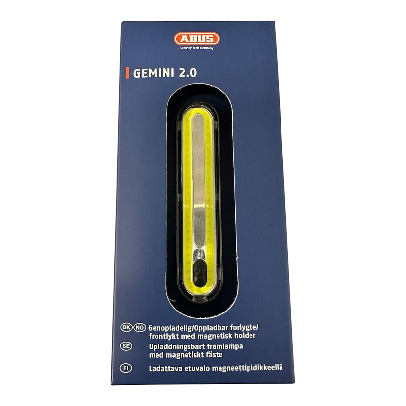 Abus Gemini 2.0 Forlygte - Genopladelig med USB-C