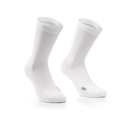 Assos Essence High Cykelsokker - Holy White - 2 pack