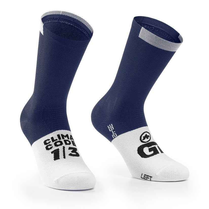 Assos GT C2 Cykelsokker - Genesi Blue