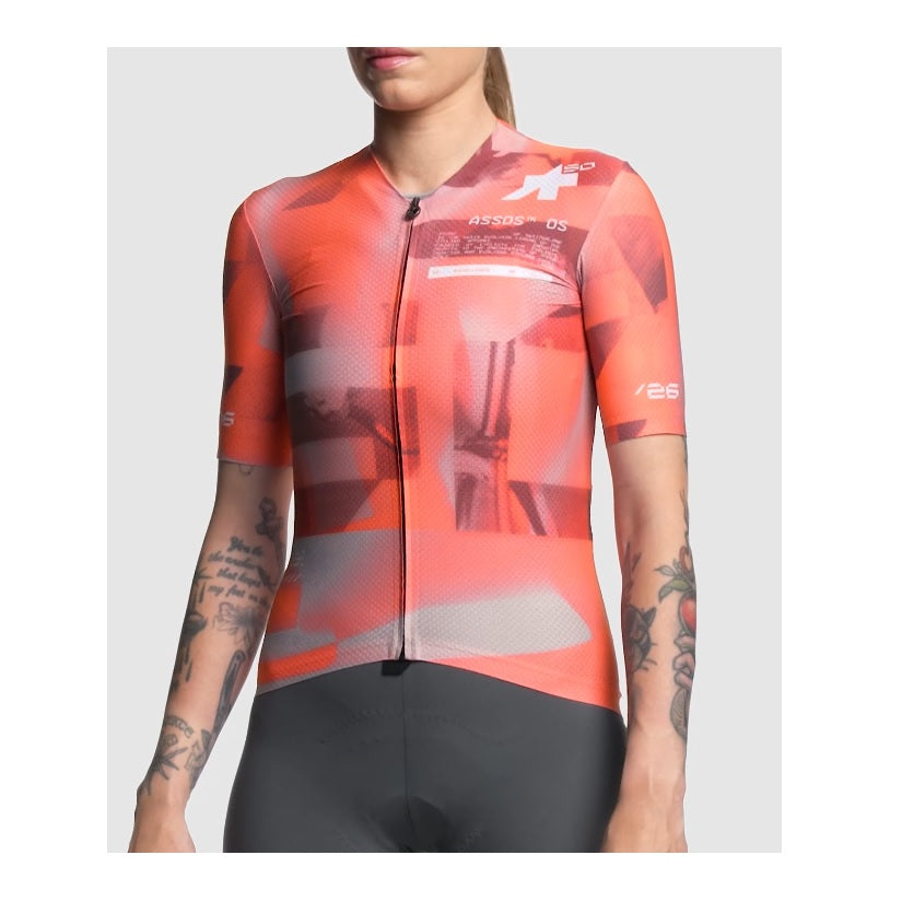Assos Dyora R S11 A50 Kortærmet Dame Cykeltrøje - Solid Clay