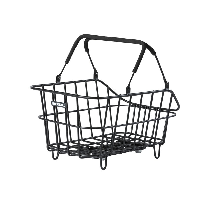 Basil Cento Alu MIK 2.0 Kurv Bag - inkl. MIK 2.0 adapter