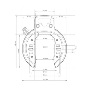 Bike Attitude Cykellås - Godkendt