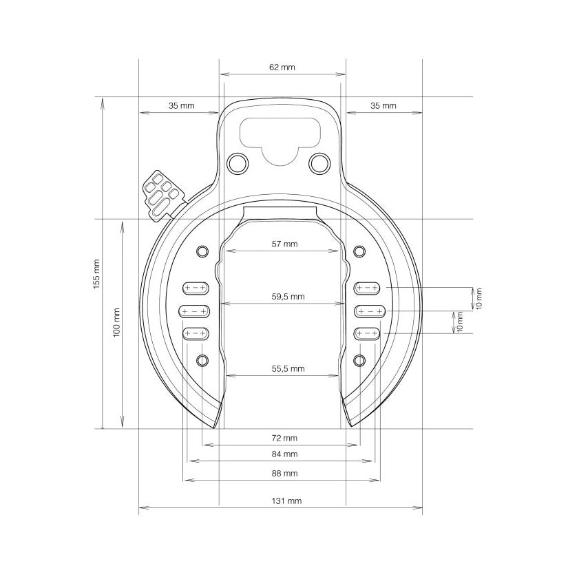 Bike Attitude Cykellås - Godkendt