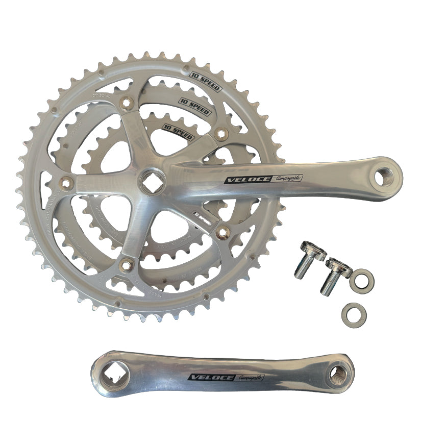 Campagnolo Veloce kranksæt Triple 3x10s 30-42-52T 170mm Sølv