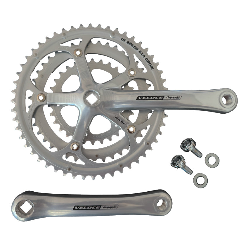 Campagnolo Veloce kranksæt Triple 3x10s 30-42-52T 175mm Sølv