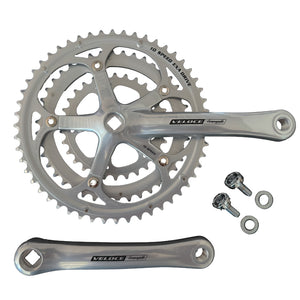 Campagnolo Veloce kranksæt Triple 3x10s 30-42-52T 175mm Sølv