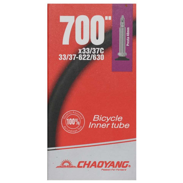 Chaoyang 3 stk. cykelslange 700x33-37c - 48mm presta ventil