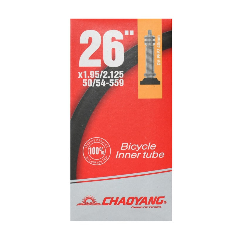 Chaoyang cykelslange 26x1.95-2.125 - 40mm dunlop ventil