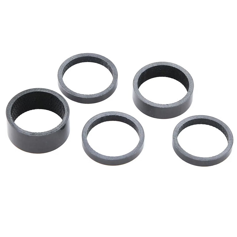 Contec Headset Carbon Spacers Set - UD-Finish