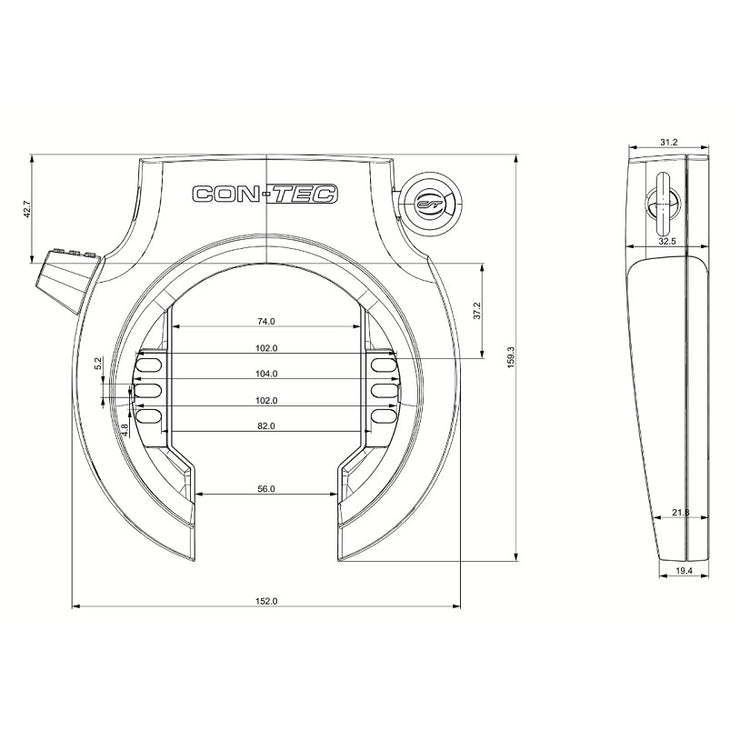 Contec Powerloc L Ringlås - Godkendt