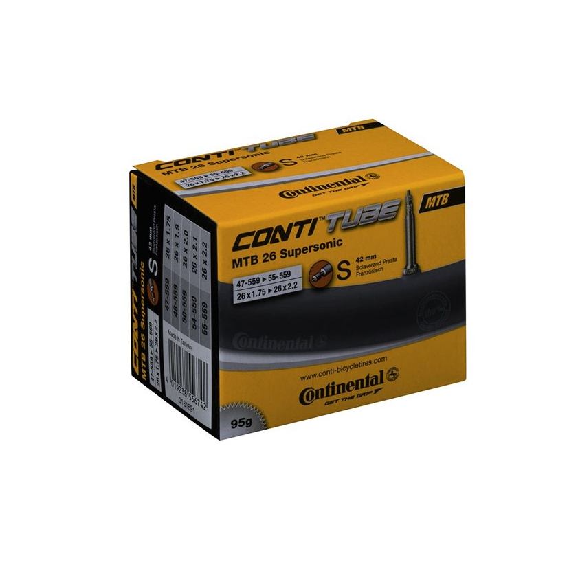 Continental MTB 26 Supersonic slange - 42mm presta ventil