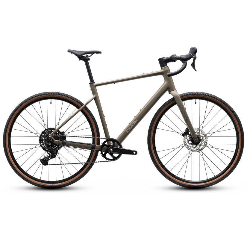 Cube Nuroad ONE Gravel bike - wood-n-grey