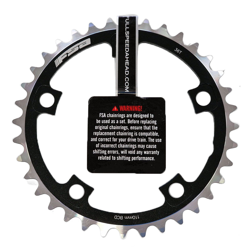 FSA Pro Road 36T klinge 110/5huls 11speed Sort/Sølv