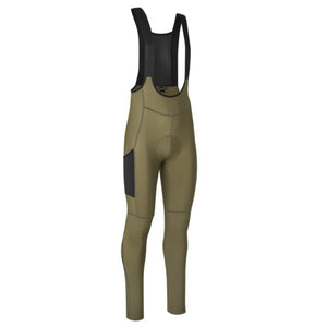 GripGrab PACR Thermo Lange Cykelbukser - olive green